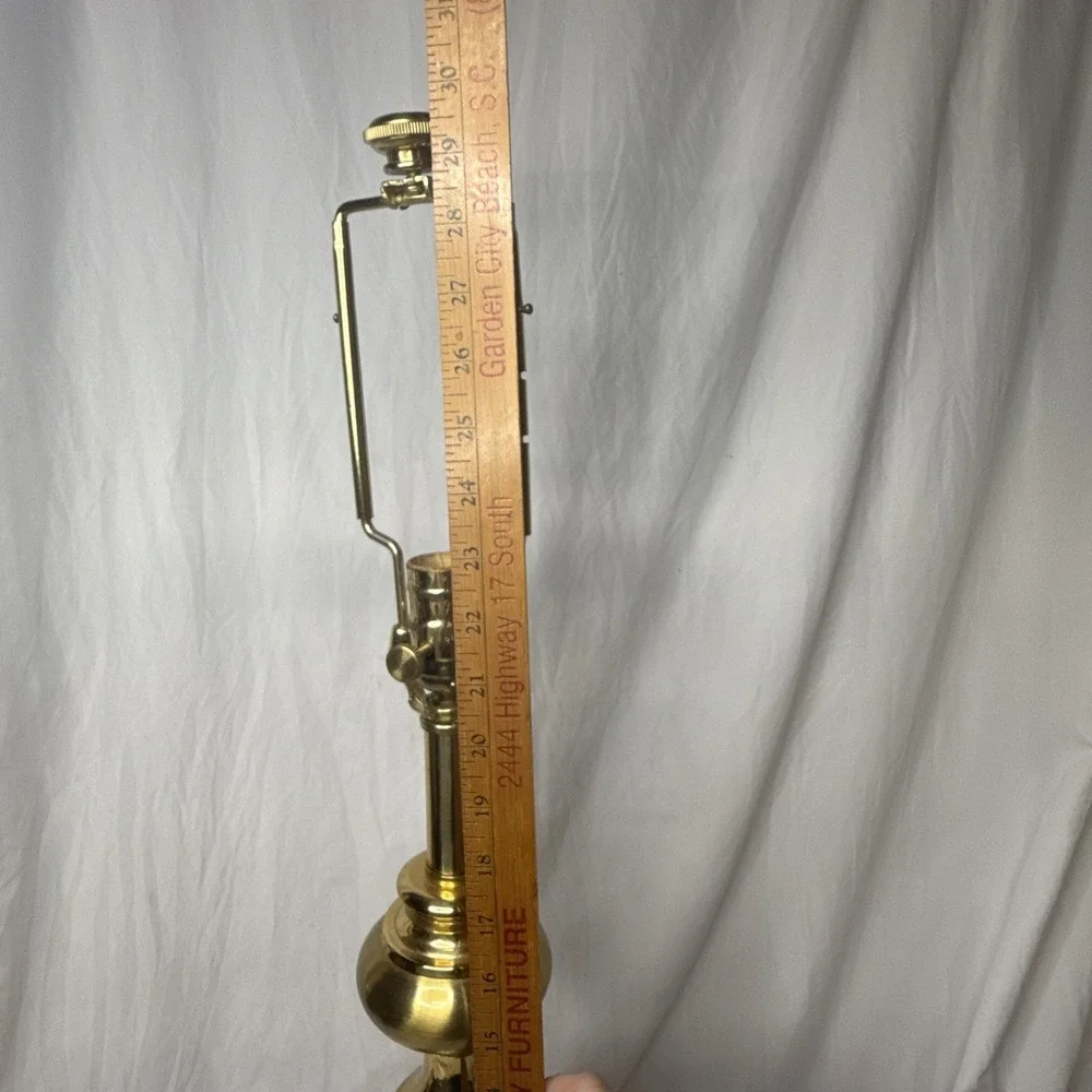 Vintage Stiffel Brass Table Lamp Baluster Urn Hollywood Regency MCM Heavy 29
